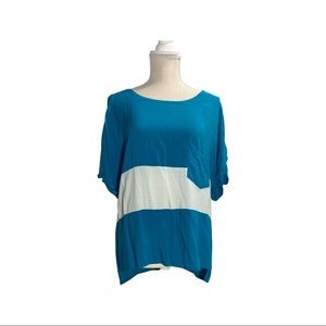 ModCloth Color Block Pocket Tee